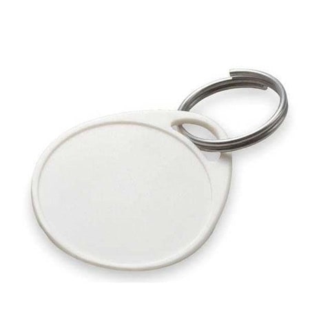 LuckyLine: LABEL-IT TAG W/RING, WHITE, PK 25